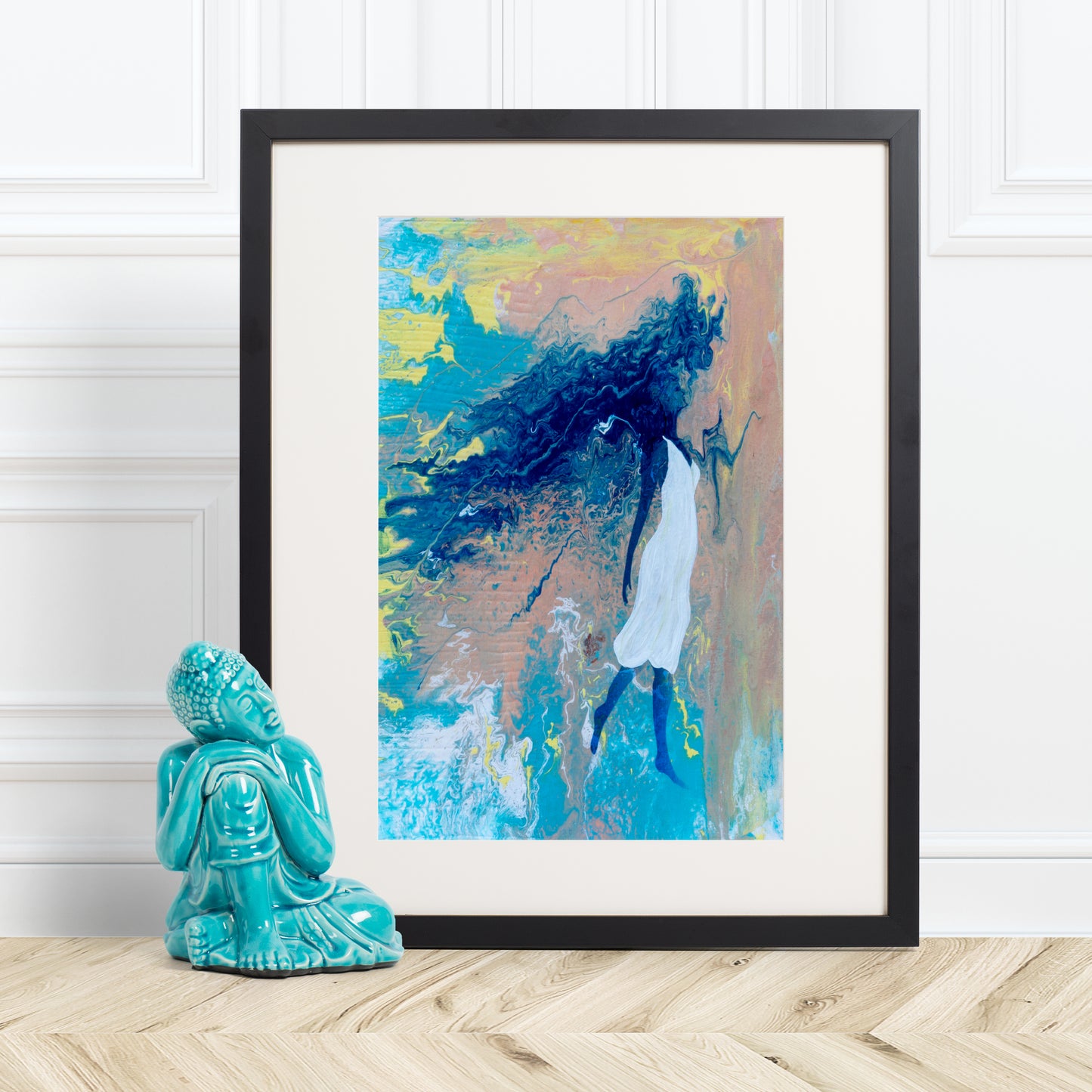Face the Wind, Empowered Women Giclee Art Print, Empowering Art for Women, Inspirational Wall Decor, Fine Art Print, Gift for Her