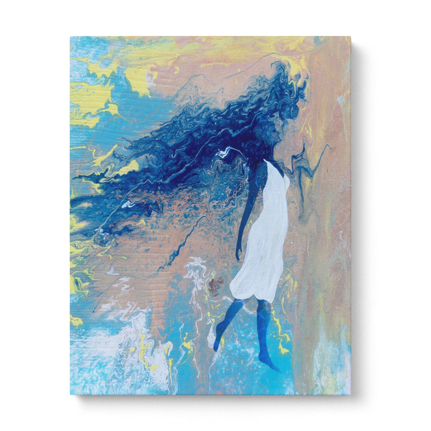 Face the Wind, Empowered Women Giclee Art Print, Empowering Art for Women, Inspirational Wall Decor, Fine Art Print, Gift for Her