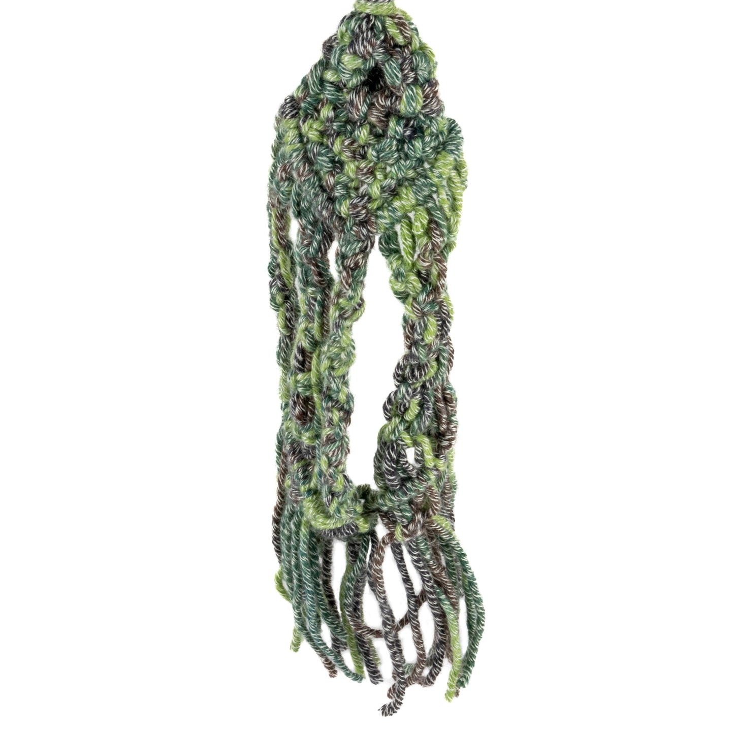 Meditating Woman Macrame Wall Hanging