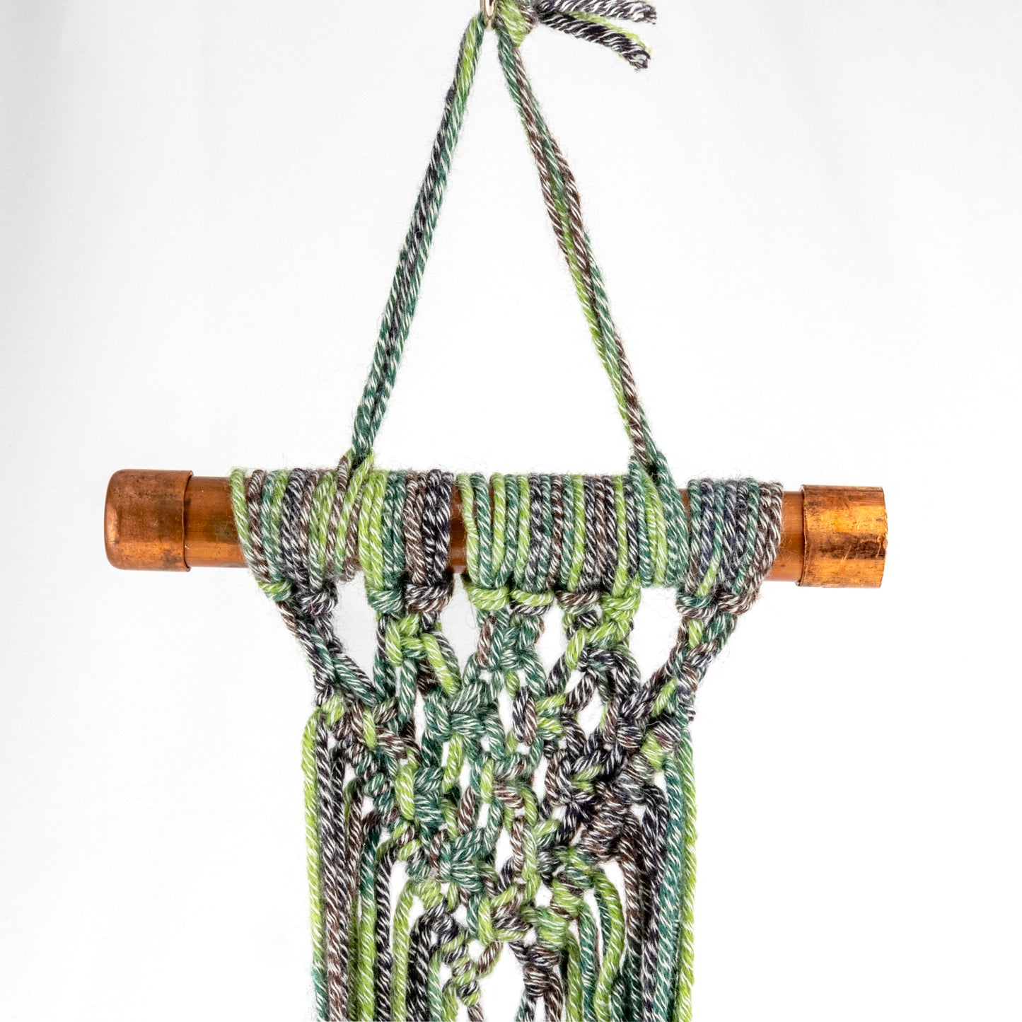 Meditating Woman Macrame Wall Hanging