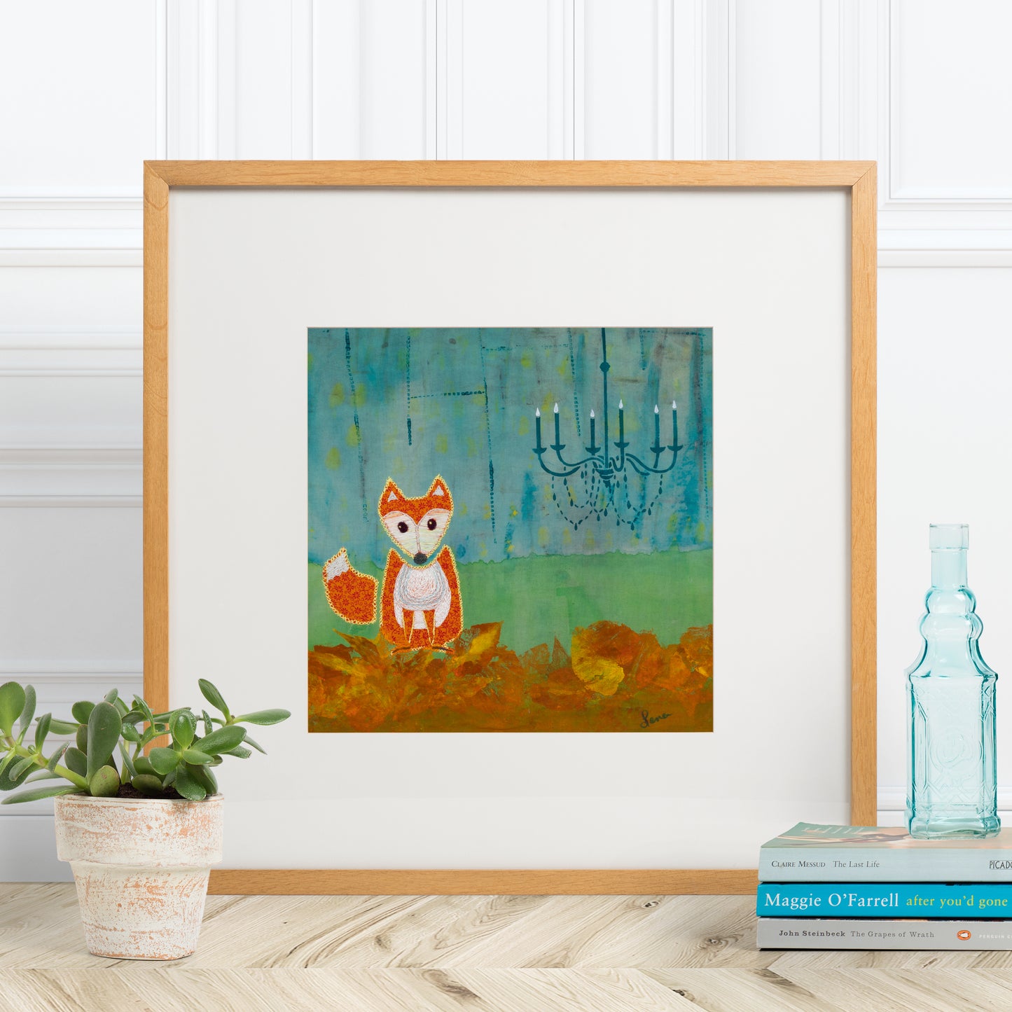 Enchanted Urban Fox Art Print