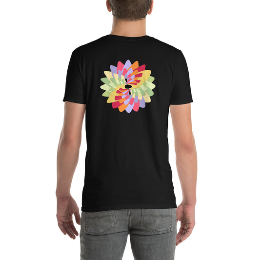 White Water Kayak Flower Short-Sleeve Unisex T-Shirt