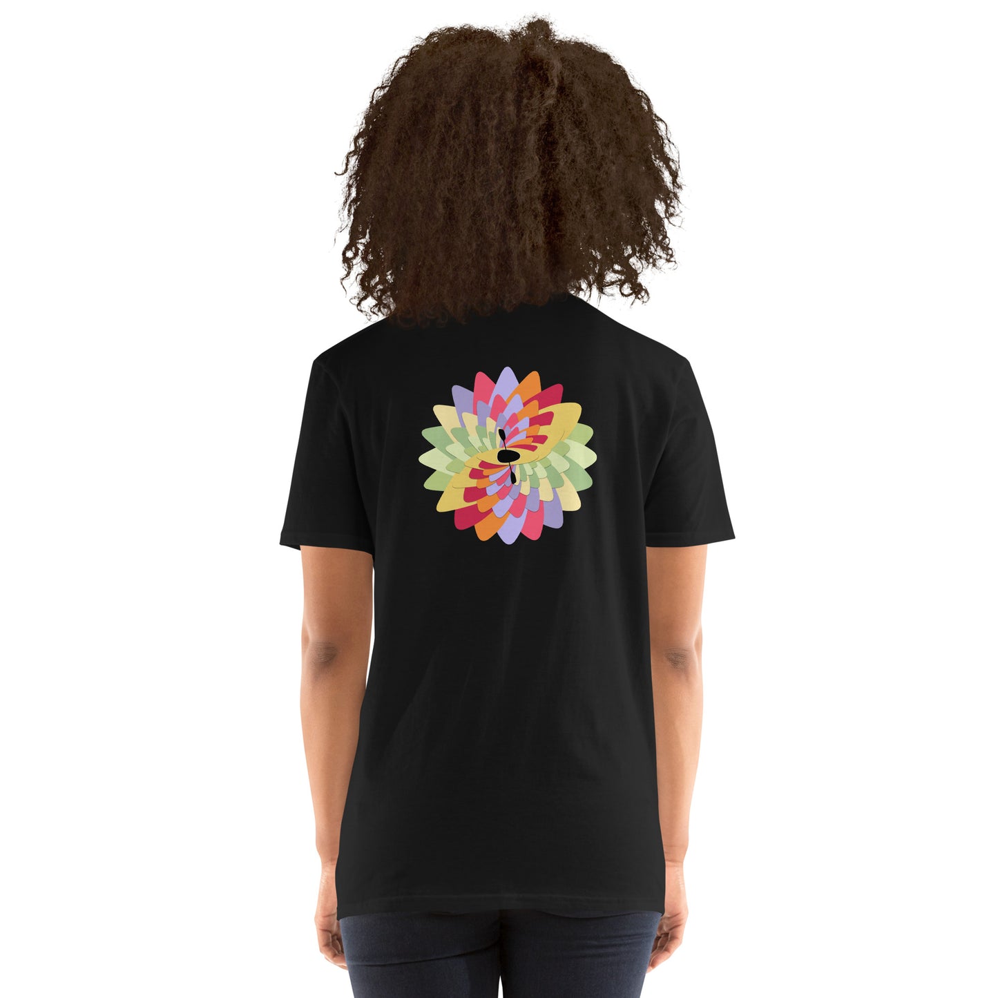 White Water Kayak Flower Short-Sleeve Unisex T-Shirt