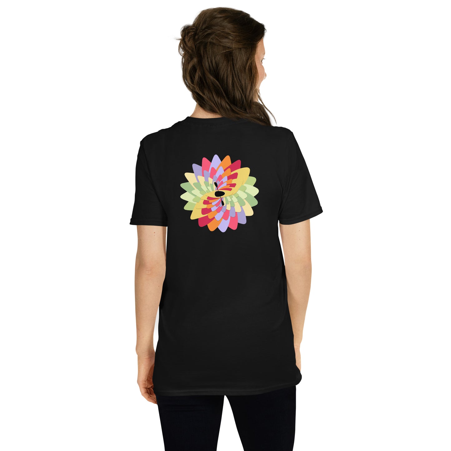 White Water Kayak Flower Short-Sleeve Unisex T-Shirt