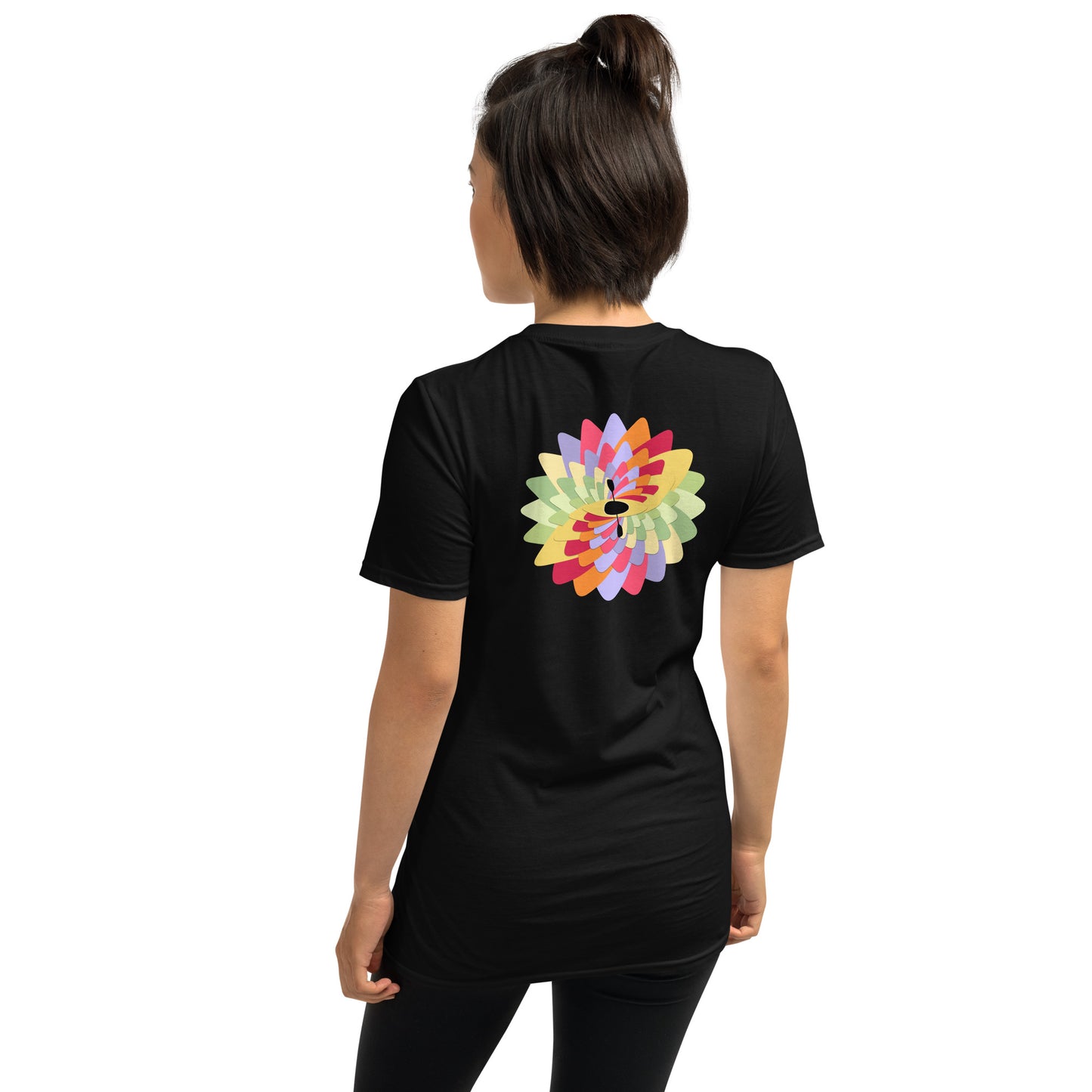 White Water Kayak Flower Short-Sleeve Unisex T-Shirt