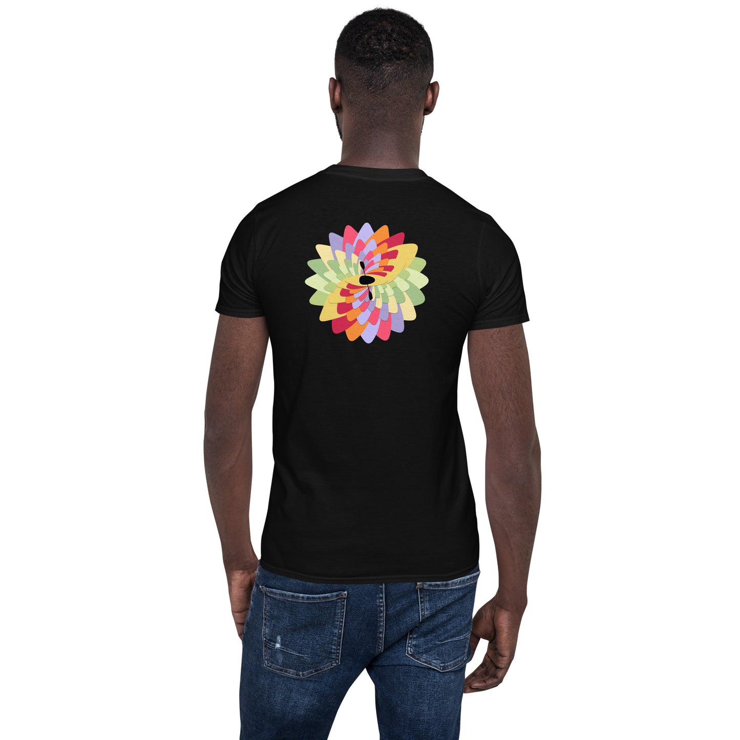 White Water Kayak Flower Short-Sleeve Unisex T-Shirt