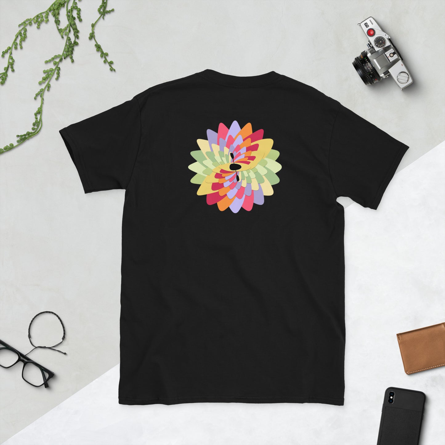 White Water Kayak Flower Short-Sleeve Unisex T-Shirt