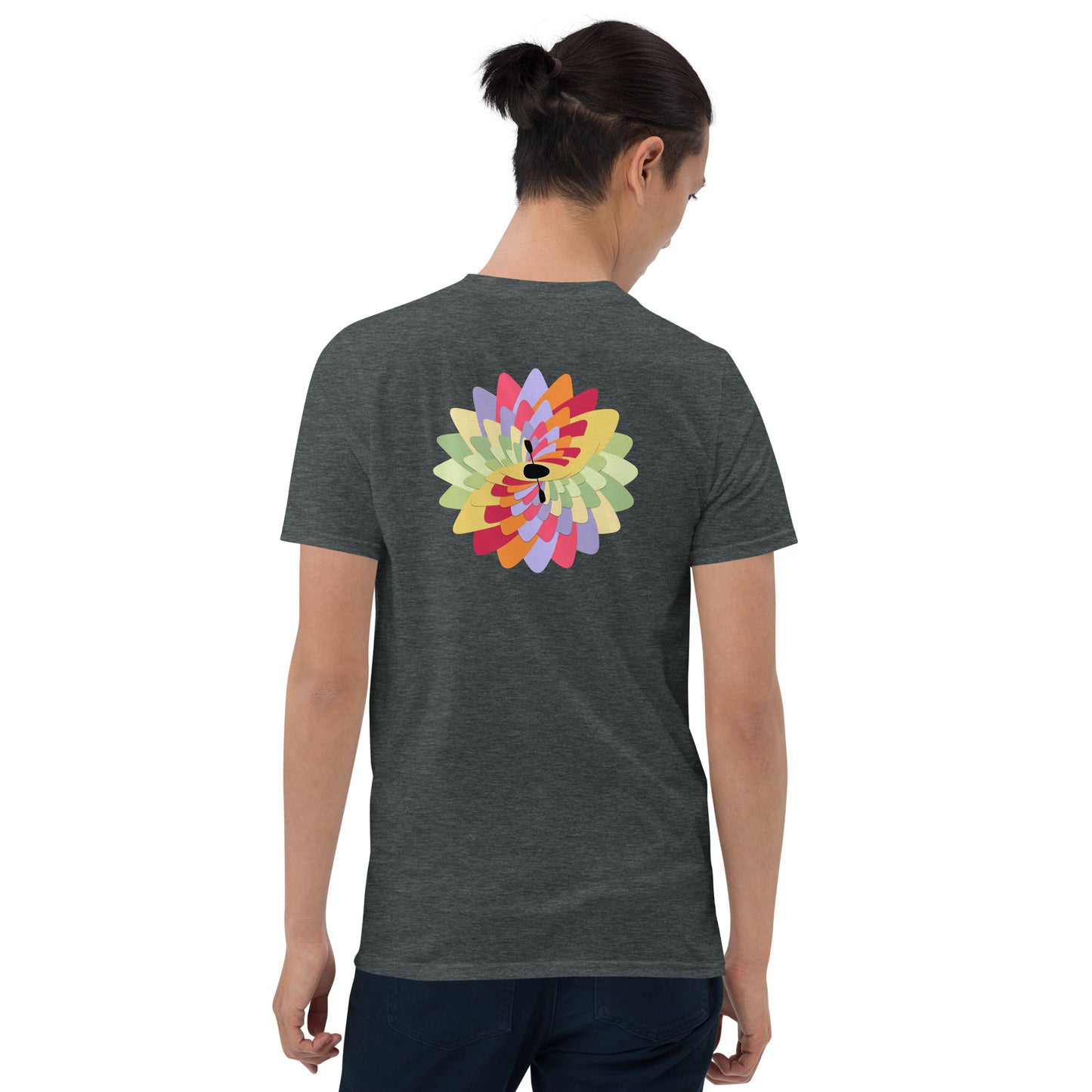 White Water Kayak Flower Short-Sleeve Unisex T-Shirt