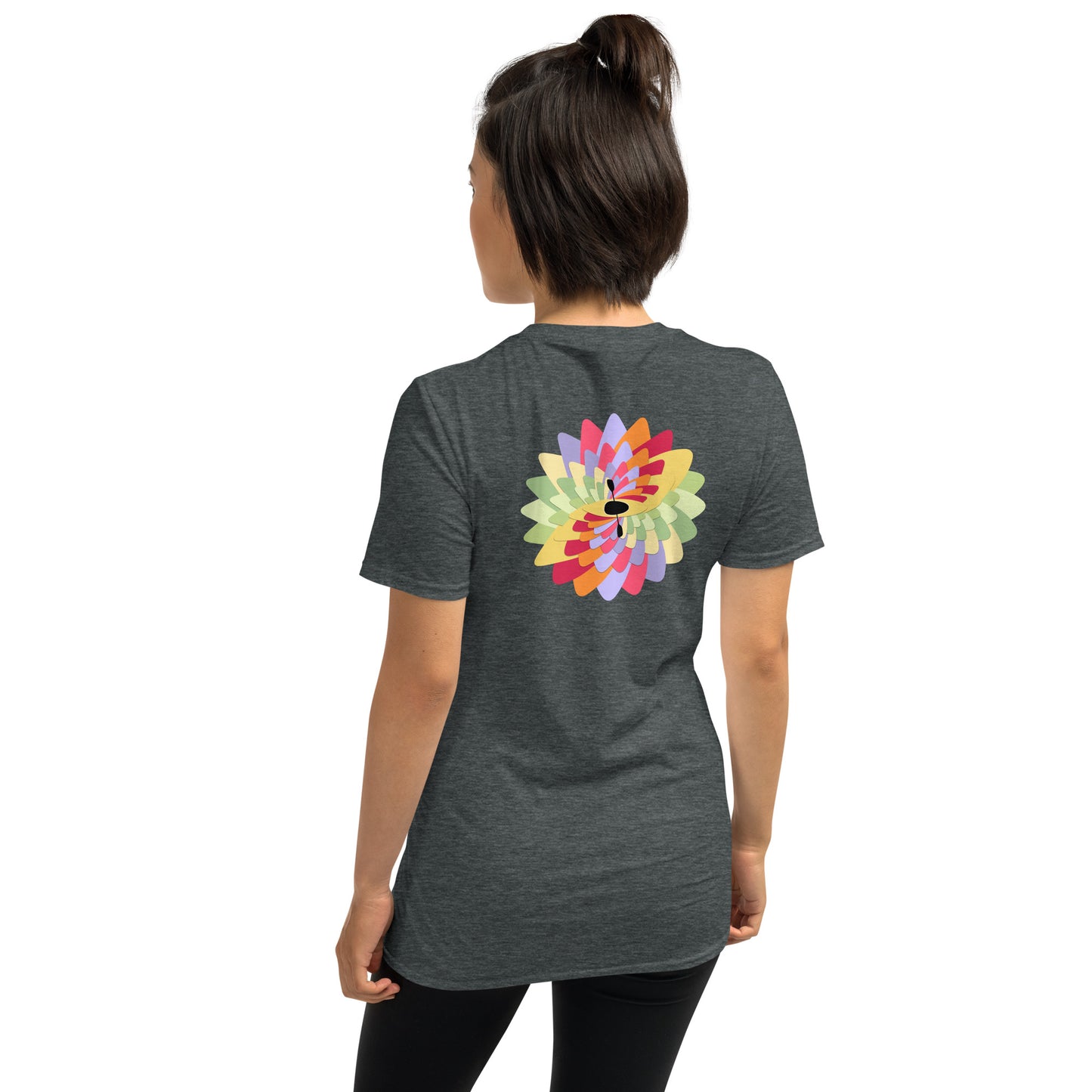 White Water Kayak Flower Short-Sleeve Unisex T-Shirt