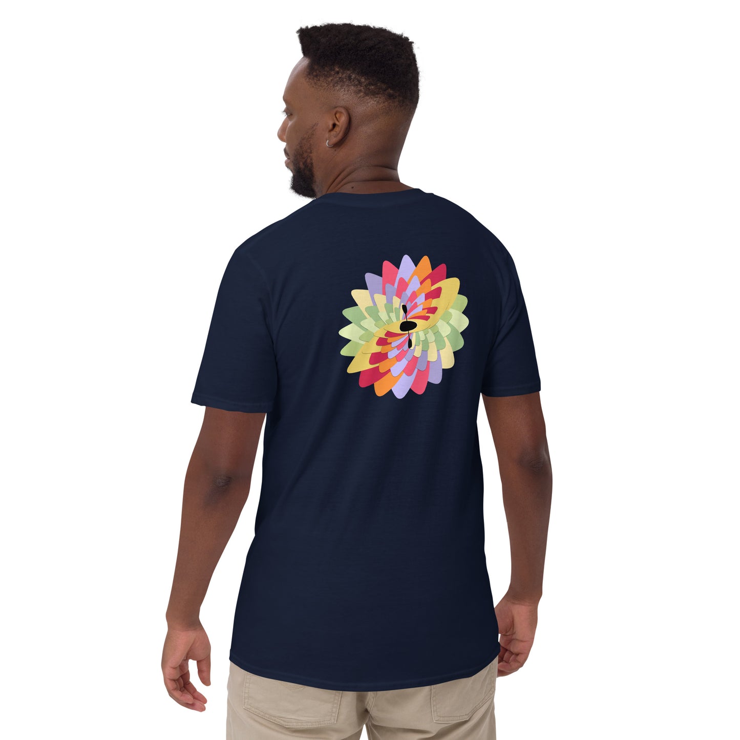 White Water Kayak Flower Short-Sleeve Unisex T-Shirt