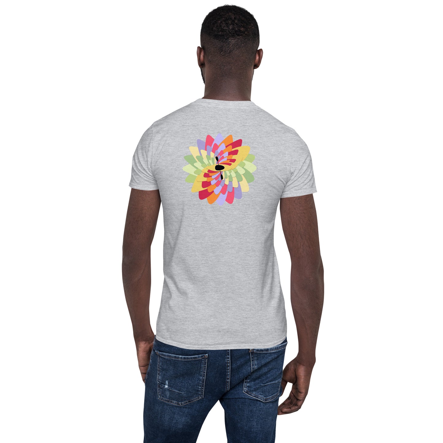 White Water Kayak Flower Short-Sleeve Unisex T-Shirt