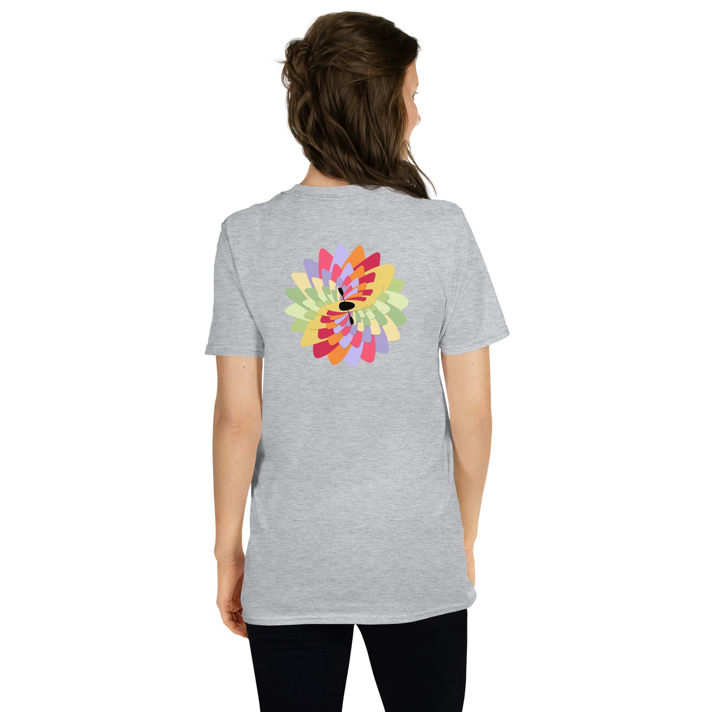 White Water Kayak Flower Short-Sleeve Unisex T-Shirt