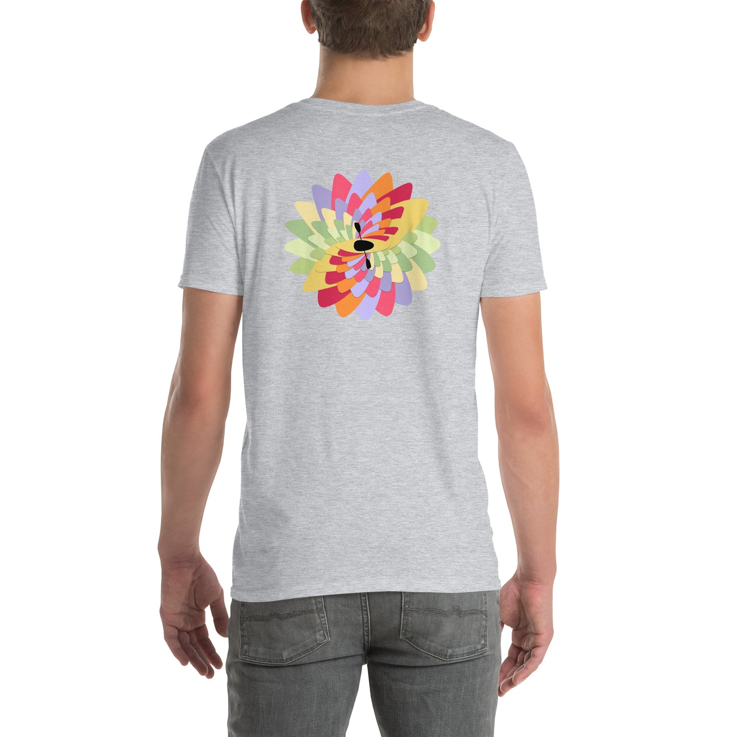 White Water Kayak Flower Short-Sleeve Unisex T-Shirt