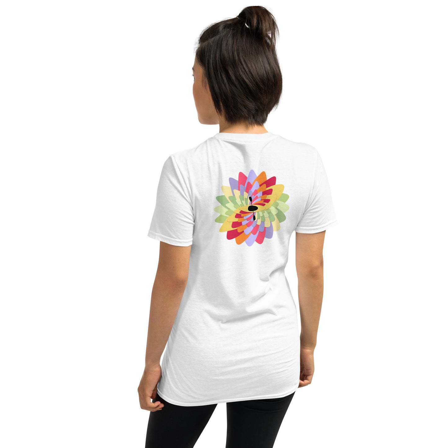 White Water Kayak Flower Short-Sleeve Unisex T-Shirt