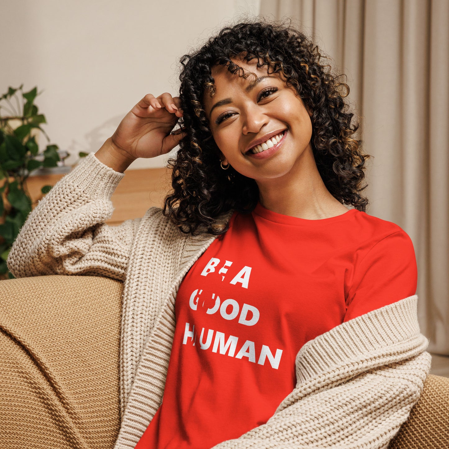 Be a Good Human Women's Relaxed T-Shirt